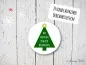 Preview: Aufkleber wir wünschen fröhliche Weihnachten Weihnachtsbaum