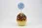 Preview: Cupcake-Topper Geburtstag blau